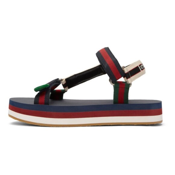 NIB Authentic Gucci Multicolor Bedlam Sandals - Picture 6 of 10